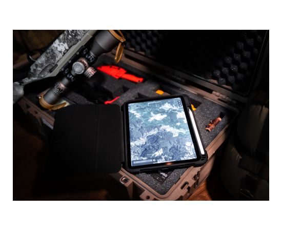 Tactic Taktiskais cietais maciņš priekš iPad Air 10.9 2022|iPad Pro 11 Black