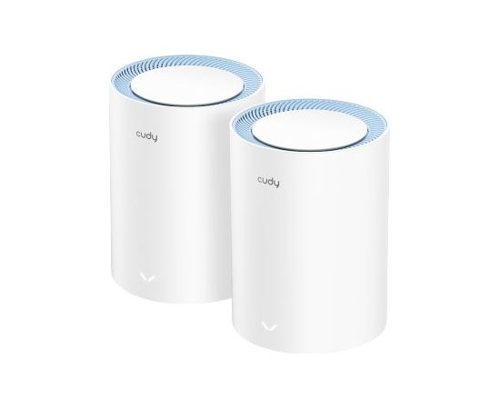 Cudy M1200 2-pack Dual-band (2.4 GHz / 5 GHz) Wi-Fi 5 (802.11ac) White 1 Internal