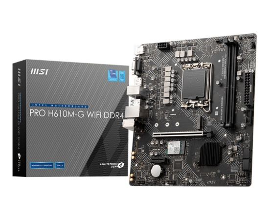 MB MSI PRO H610M-G WIFI DDR4 Intel H610 LGA 1700