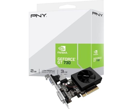 Pny Technologies PNY GeForce GT 730 2GB GDDR3 (VCG7302D3SFPPB)