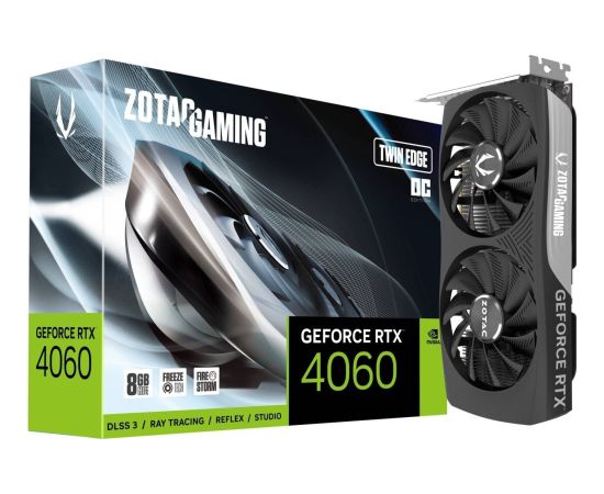 Zotac GeForce RTX 4060 Twin Edge OC 8GB GDDR6 128bit 3DP Видеокарты