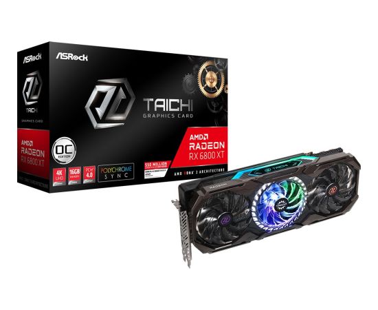 ASRock Radeon RX 6800 XT Taichi X OC 16G B GDDR6 (RX6800XT TCX 16GO)