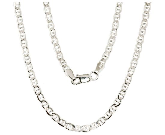Серебряная цепочка Марина 3 мм, алмазная обработка граней #2400103, Серебро 925°, длина: 55 см, 8.9 гр.