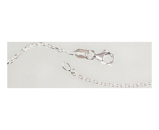 Серебряная цепочка Якорное 1.2 мм, алмазная обработка граней #2400094, Серебро 925°, длина: 26 см, 1.8 гр.