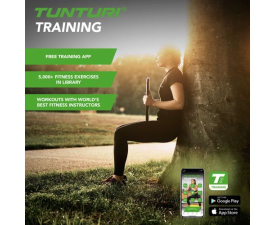 Gumijas Tunturi svars 30mm 5kg Hanteles