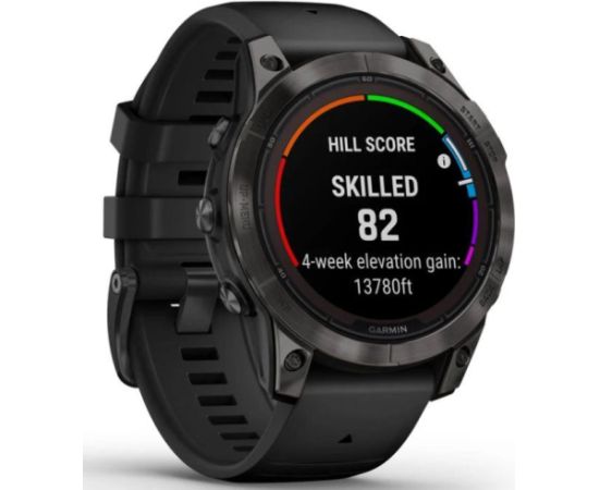 Garmin Fenix 7 Pro Saphire Solar Carbon Gray Black