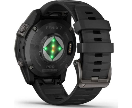 Garmin Fenix 7 Pro Saphire Solar Carbon Gray Black