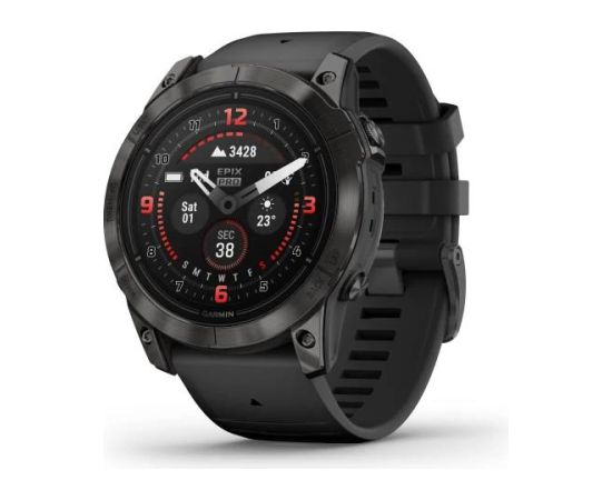 Garmin Epix Pro (Gen2) 51mm Saphire Carbon Grey DLC Titanium with Black Band