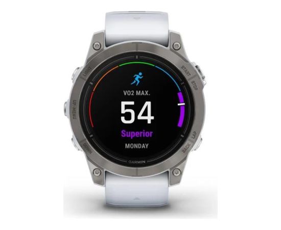 Garmin Epix Pro (Gen2) 47mm Sapphire Titanium/ Whitestone Smart-Watch Pulksteņi