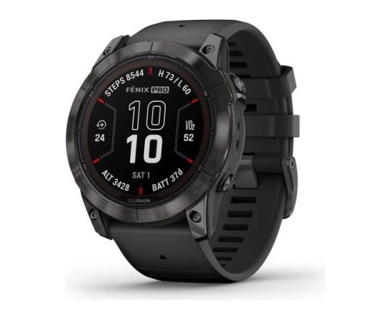 Garmin Fenix 7X Pro Saphire Solar Carbon Gray / Black