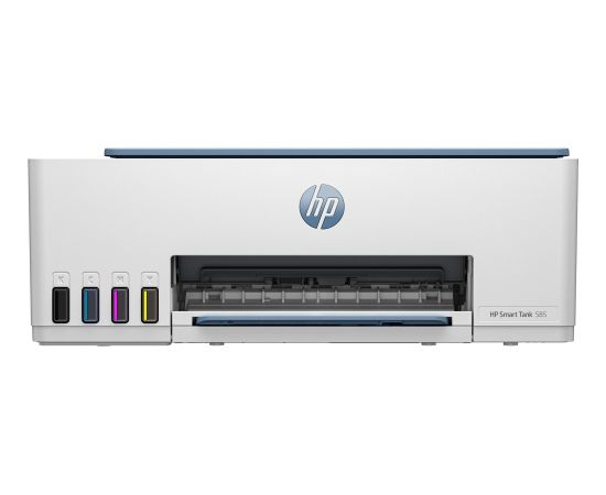 HP Smart Tank 585 All-in-One Printer, Home and home office, Print, copy, scan, Wireless; High-volume printer tank; Print from phone or tablet; Scan to PDF