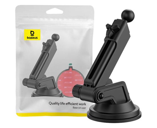 Base for Car Holder Baseus Milky Way Pro Series with suction cup (black)