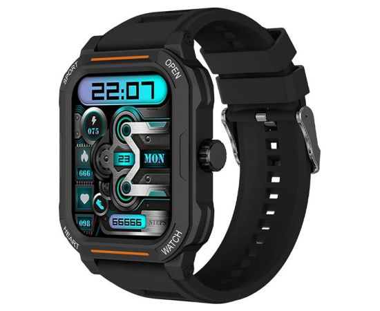 Smartwatch Blitzwolf BW-GTC3 (Black/Black Steel)