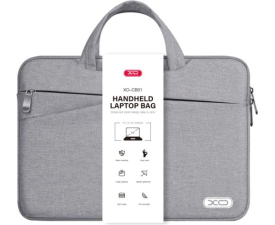 XO laptop bag CB01 14", gray