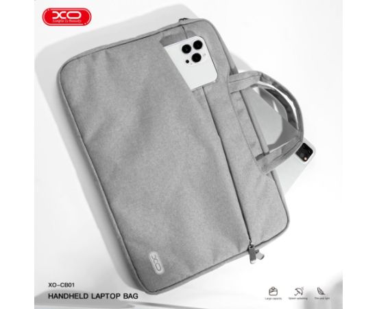 XO laptop bag CB01 14", gray