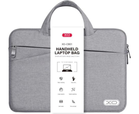 XO laptop bag CB01 13", gray