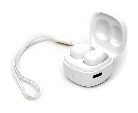 Platinet wireless earbuds PM1001W TWS, white (45924)