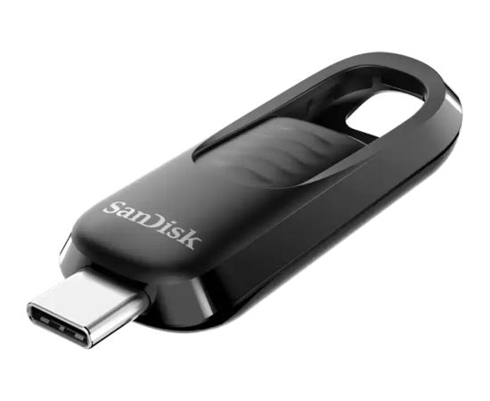 SanDisk Ultra Slider USB Type-C Flash Drive, 256GB USB 3.2 Gen 1 Performance with a Retractable Connector, EAN: 619659190026