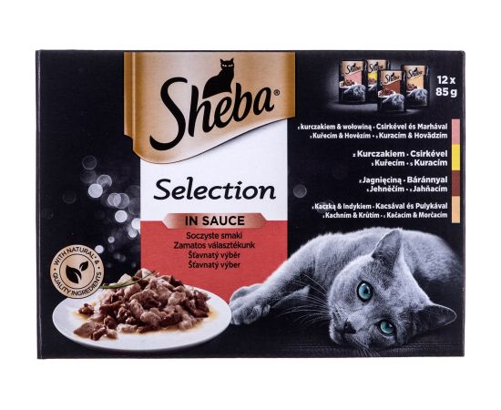 Sheba Selection in Sauce Juicy Flavours 12 x 85 g