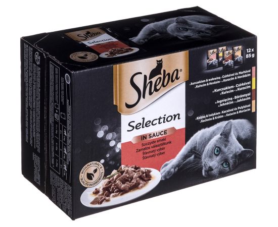 Sheba Selection in Sauce Juicy Flavours 12 x 85 g