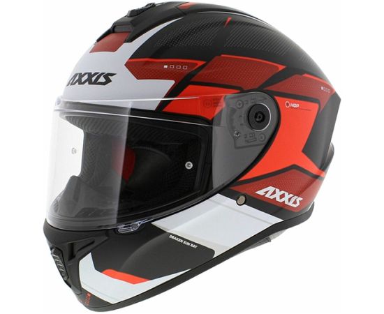 Axxis Helmets, S.a Draken SUNRAY (L) B5 FluorRed ķivere