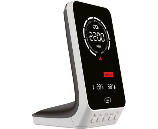 TFA Dostmann Monitor AIRCO2NTROL UP Dual Beam, CO2 measuring device (white)