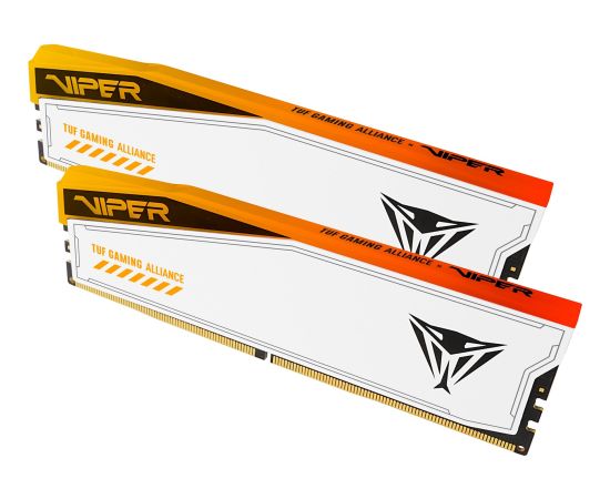 Patriot DDR5 - 32GB - 6000 - CL - 36 (2x 16 GB) dual kit, RAM (black, PVER532G60C36KT, Viper Elite 5 RGB, INTEL XMP, AMD EXPO)