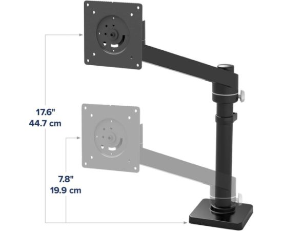 Ergotron NX monitor arm, monitor holder (black (matt))