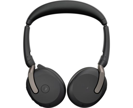 Jabra Evolve2 65 Flex Duo, Headset (black, Stereo, Microsoft Teams, USB-A, Link380a)