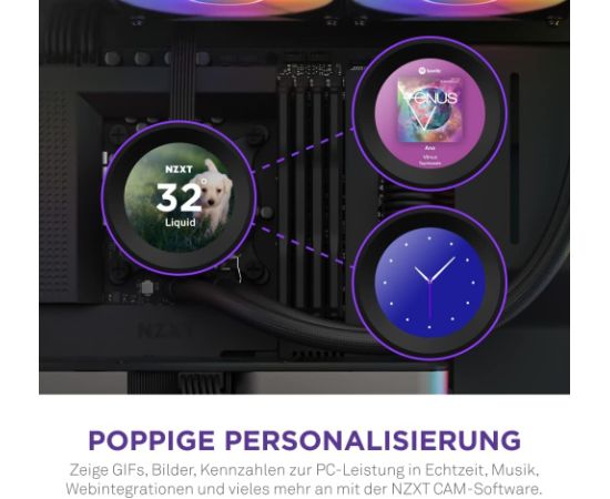 NZXT Kraken Elite 360 RGB 360mm, water cooling (black) Procesoru dzesēšana