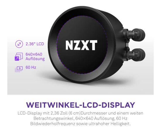 NZXT Kraken Elite 360 RGB 360mm, water cooling (black) Procesoru dzesēšana