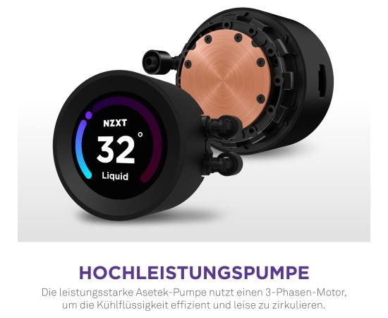 NZXT Kraken Elite 360 RGB 360mm, water cooling (black) Procesoru dzesēšana