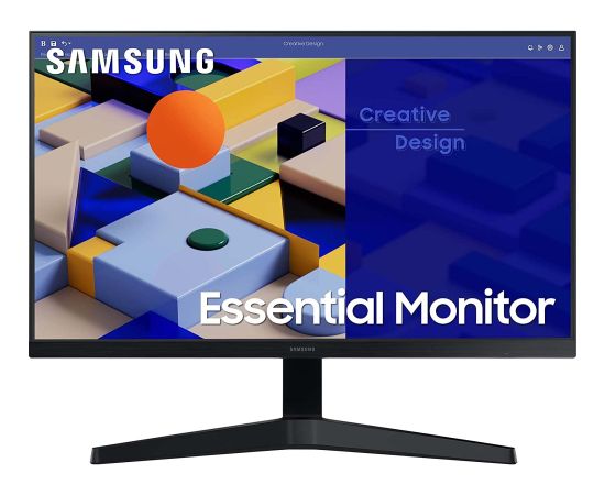 Samsung Essential S24C314EAU, LED monitor (61 cm (24 inches), black, FullHD, 75 Hz, AMD Free-Sync)