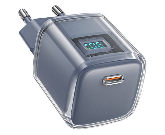 Wall charger Acefast A53 Sparkling series PD 30W GaN (grey) Telefonu lādētāji 220v
