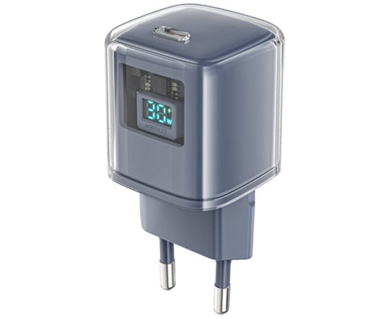 Wall charger Acefast A53 Sparkling series PD 30W GaN (grey) Telefonu lādētāji 220v