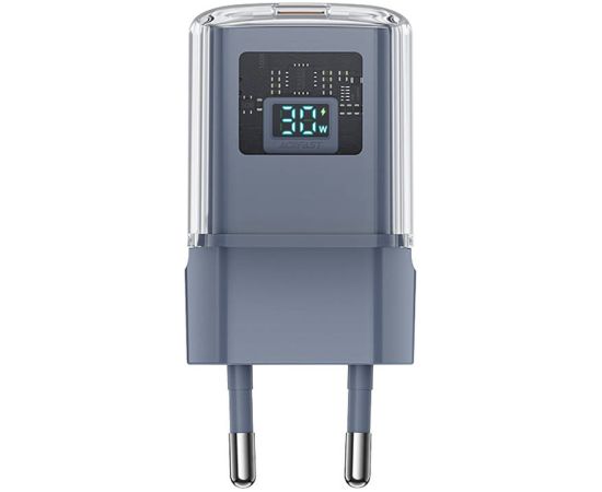 Wall charger Acefast A53 Sparkling series PD 30W GaN (grey) Telefonu lādētāji 220v
