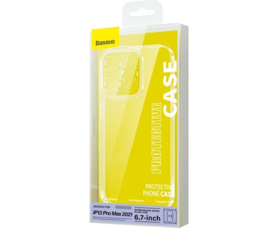 BASEUS SUPERCERAMIC GLASS CASE APPLE IPHONE 13 PRO MAX + CLEANING KIT