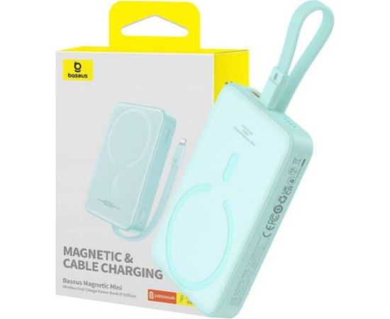 Powerbank Baseus Magnetic Mini 10000mAh 20W MagSafe (mint)