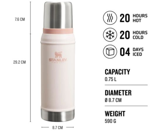 Stanley Термос The Legendary Classic 0,75 л светло-розовый