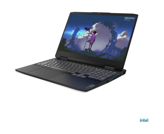 Lenovo IdeaPad Gaming 3 Laptop 39.6 cm (15.6") Full HD Intel® Core™ i5 i5-12450H 16 GB DDR4-SDRAM 512 GB SSD NVIDIA GeForce RTX 3060 Wi-Fi 6 (802.11ax) Windows 11 Home Grey