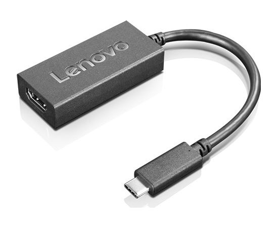 Lenovo USB-C to HDMI 2.0b USB graphics adapter Black