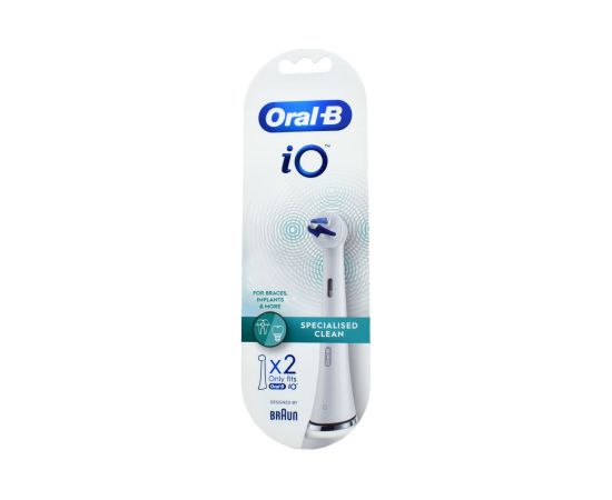 BRAUN iO TG-2 Specialised Clean White nomaināmie zobu birstes uzgaļi 2gab.