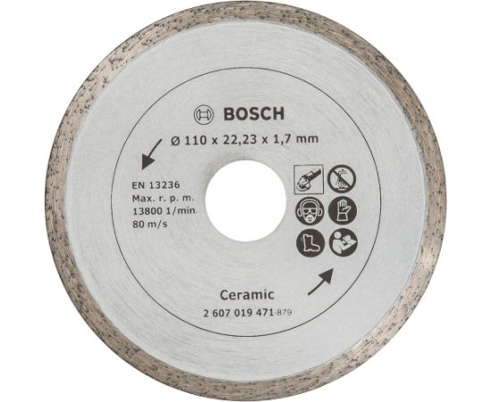Dimanta griešanas disks Bosch 2607019471; 110 mm