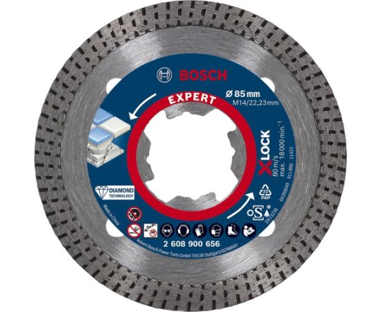 Dimanta griešanas disks Bosch 2608900656; 85 mm