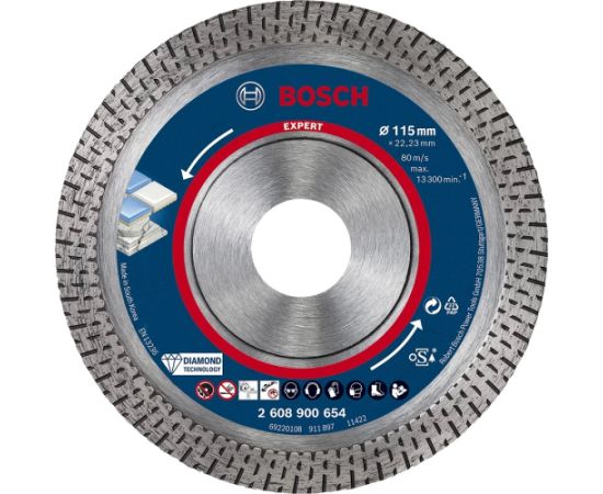 Dimanta griešanas disks Bosch 2608900654; 115 mm
