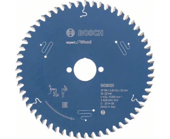 Griešanas disks Bosch 2608644043; 184x30 mm; Z56