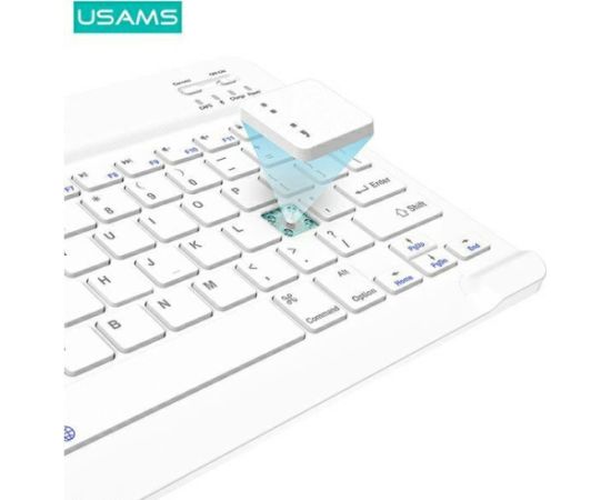 USAMS Winro korpuss ar tastatūru iPad Pro 11" melns korpuss ar melnu tastatūru|melns vāciņš-melna tastatūra IP011YRXX01 (US-BH645)