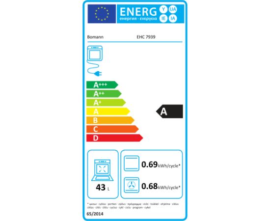 Electric stove Bomann EHC7939 Elektriskās plītis