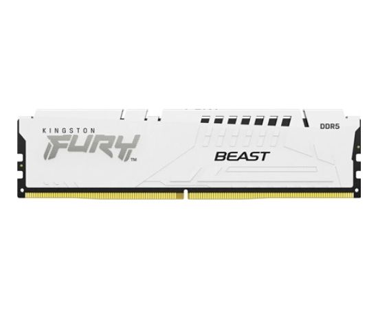 DDR5 Kingston  Fury Beast 32GB(1*32GB)/6000 CL40 biała