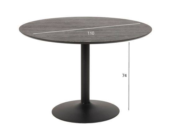 Edamgalds IBIZA D110xH74cm, melns